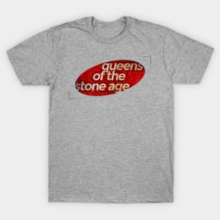 Queens of the Stone Age - simple red elips vintage T-Shirt